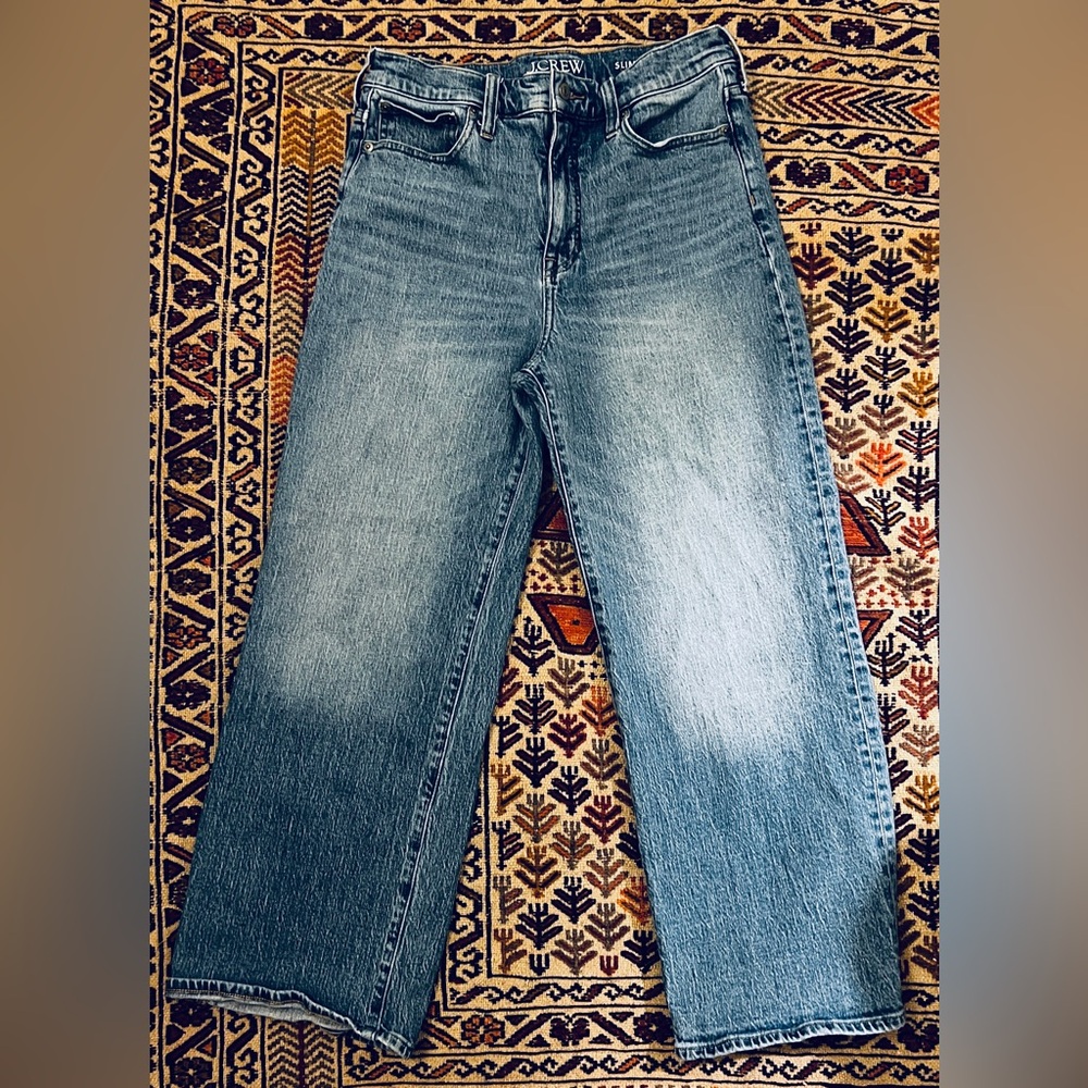 J. Crew Blue Flare & Wide Leg Jeans